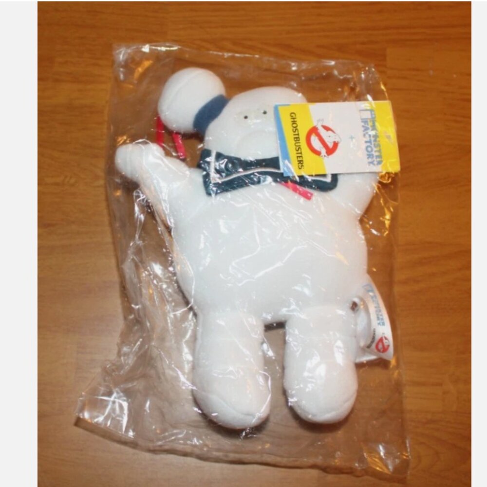 Monster Factory Ghostbusters Stay Puft Marshmallow Man Plush 9" - NWT New In Bag